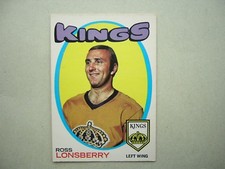 1971/72 O-PEE-CHEE NHL HOCKEY CARD #121 ROSS LONSBERRY EX/NM SHARP!! 71/72 OPC