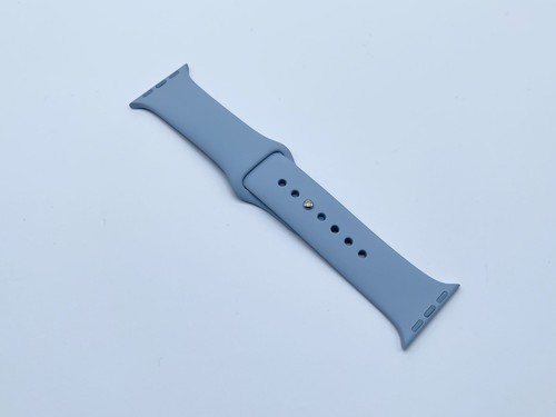 Oryginalny pasek sportowy Apple Watch jasnoniebieski 42mm 41mm 40mm S/M - Zdjęcie 2 z 5