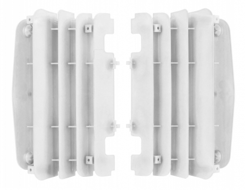 Protégez votre radiateur Yamaha YZ450F avec le cache Polisport blanc