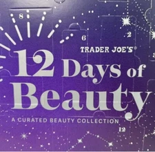 New Trader Joe’s 12 Days of Beauty 2023 Holiday Advent Calendar Christmas Box
