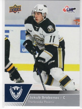 Jakub Brabenec 22-23 Upper Deck CHL Base Common #6 Sherbrooke Phoenix