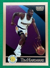 1990-91 SkyBox #95 TIM HARDAWAY RC Rookie GOLDEN STATE WARRIORS Nice Card !!!. rookie card picture