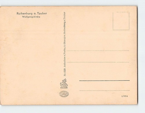 Postcard Wolfgangskirche, Rothenburg ob der Tauber, Germany - 第 2/2 張圖片