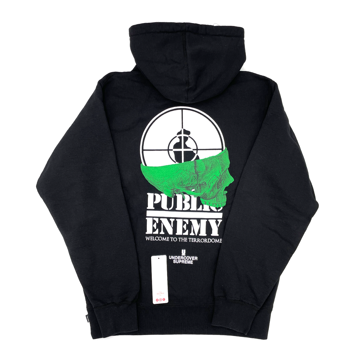 Supreme UNDERCOVER/Public Enemy Terrordome Hooded Sweatshirt Supreme UNDERCOVER/Public Enemy Terrordome Hooded Sweatshirt