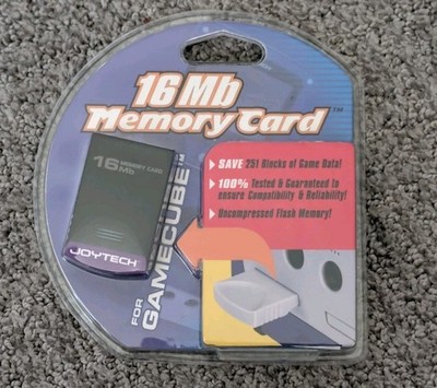 Joytech 16 MB Game Cube Memory Card Third Party Mint Sealed in Package