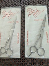 Old Stock Professional  Barber Scissor unused Stainless Steel 6.5" Free Shipping