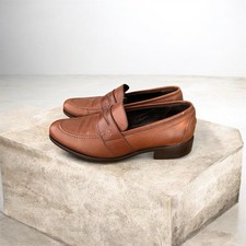 Harrys Of London Downing Brown Leather Penny Loafer Dress Shoes Men US 8.5/41.5G Harrys Of London Men main image 2