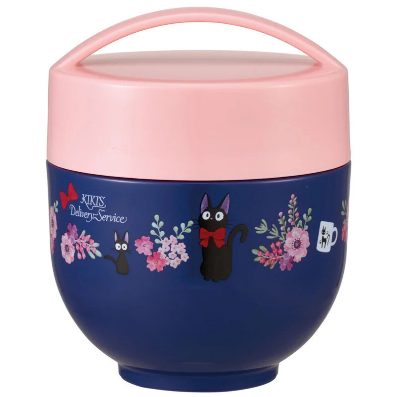 Garder la soupe chaude dehors avec le bento isotherme Kiki la Petite Sorcière Skater