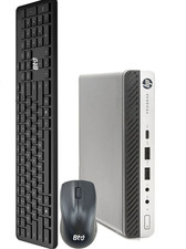 HP 800 G4 Desktop Mini PC Intel i5-8th 8GB RAM 512GB SSD WiFi K M Windows 11 Pro