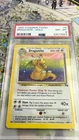 1999 POKEMON FOSSIL #4 DRAGONITE-HOLO PSA 8
