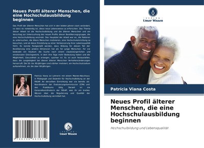 Neues Profil älterer Menschen, die eine Hochschulausbildung beginnen Costa Buch