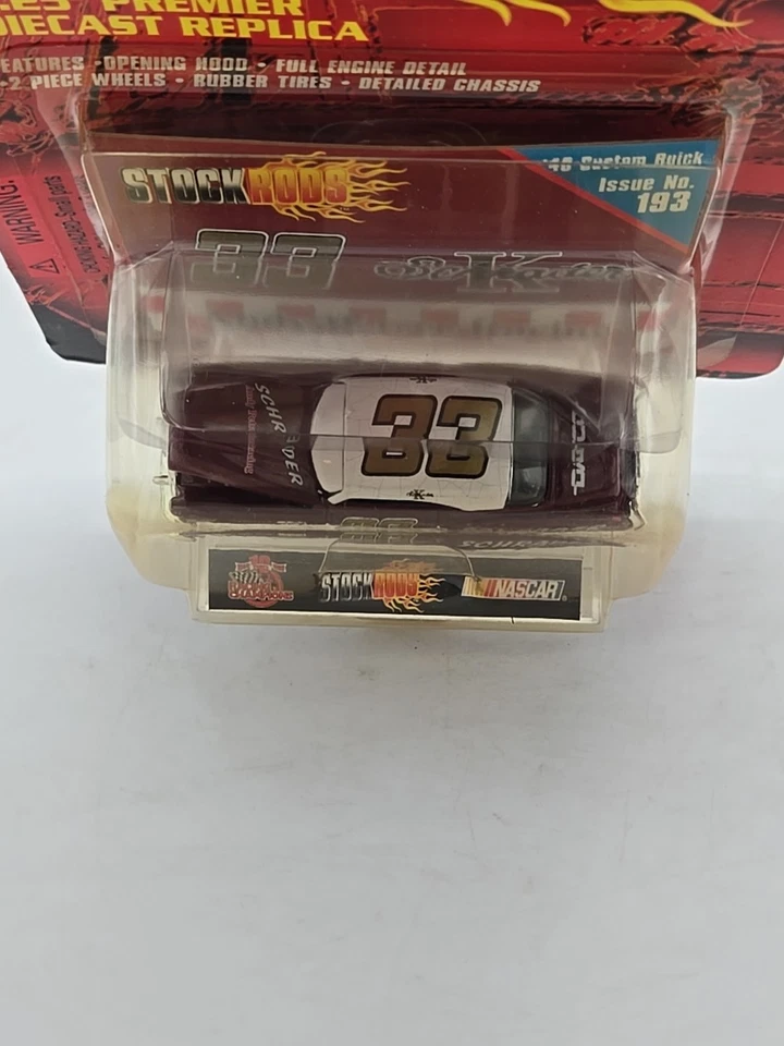1999 Racing Champions Stock Rods '49 Custom Buick #33 Issue No. 193 Ken Schrader - Image 4 of 4