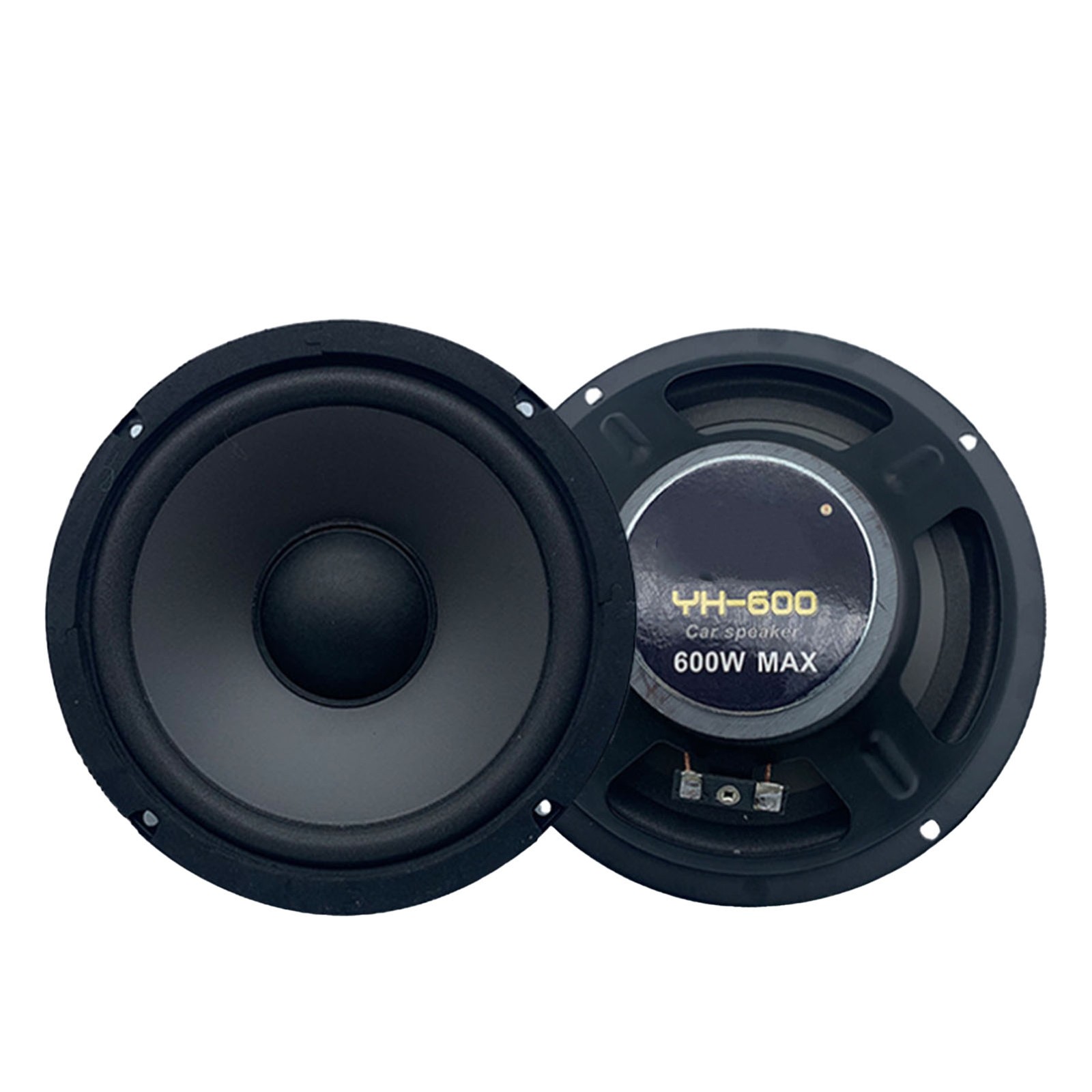 2PCS Coaxial Speakers 6.5in Universal Audio Stereo Music High Sensitivity 600W