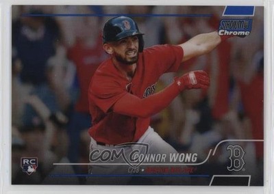 2022 Topps Stadium Club Chrome Blue Refractor 27/199 Connor Wong Rookie RC 1u6