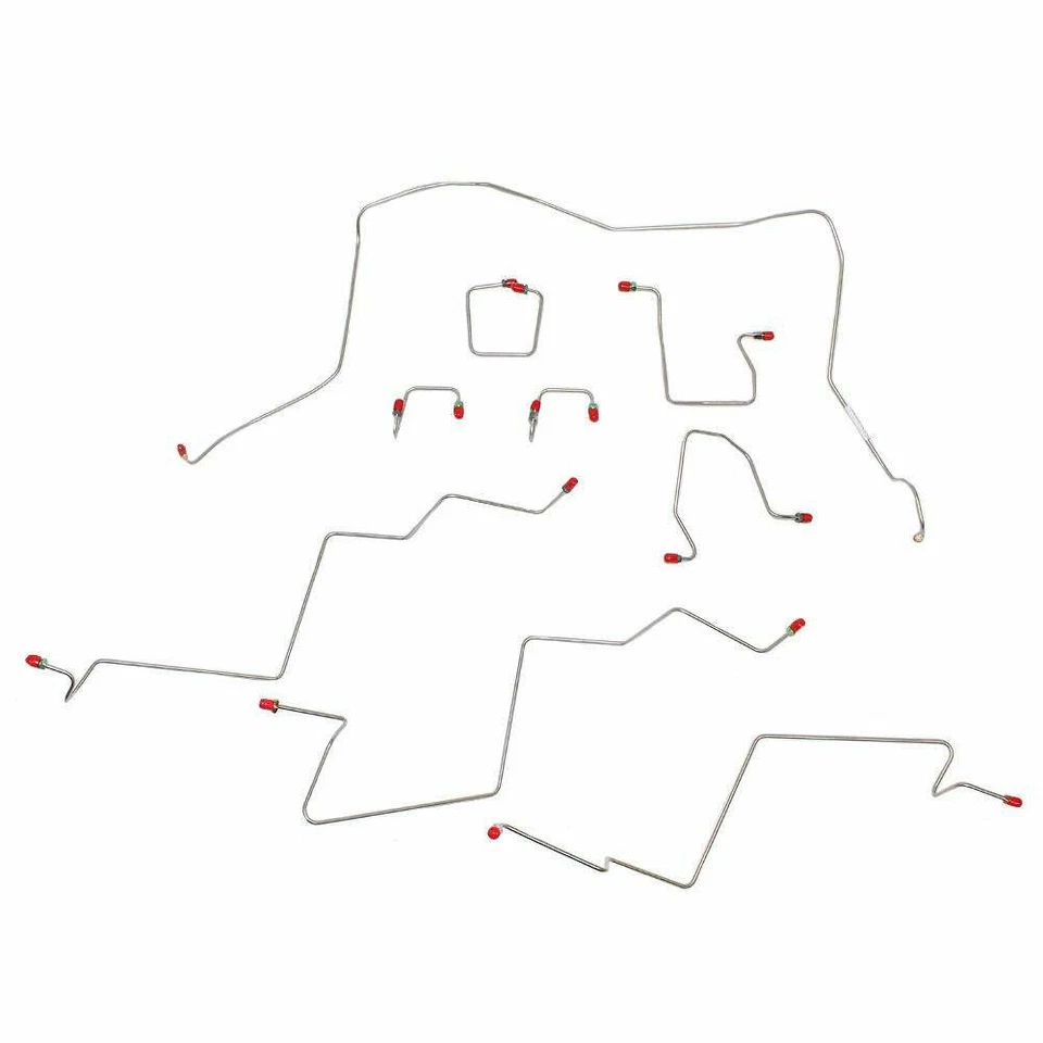 Líneas y mangueras de freno completas para Dodge Ram 3500 2001-2002 4x4 cabina extendida BLH70-CPP Foto 2 de 4