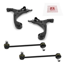 Front Lower Control Arm & Front Sway Bar Link for 2007-2012 Hyundai Elantra