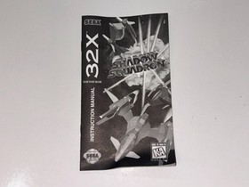 Shadow Squadron (Sega 32X) CIB Complete in Box with Manual + Flyer EXC