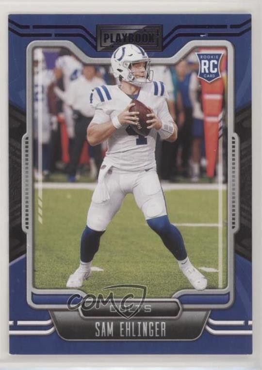 2021 Panini Playbook Rookie Purple Sam Ehlinger #197 Rookie RC 3dc