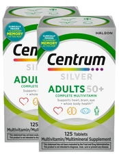 2pk Centrum Silver Adults 50 Plus Multivitamin With Vitamin C, D & E, 125 Count