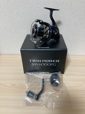 Shimano Spinnrolle 21 TWIN POWER SW 6000PG Übersetzung 4,6:1 Angeln IN BOX