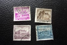 BELGIQUE - timbre yvert/tellier n° 308/310 313 obl (A108)