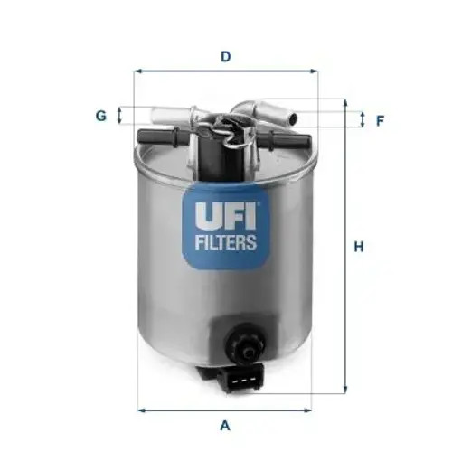 Ufi Filters Ufi 24.025.01 Fuel Filter - Image 3