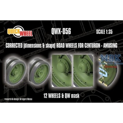 QuickWheel QWX056 Centurion road wheels (correct dim./shape) Amusing