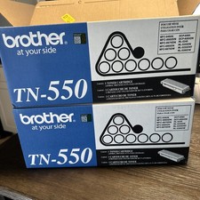 Genuine Brother TN-550 Black Standard Yield Toner Cartridge OEM New Sealed