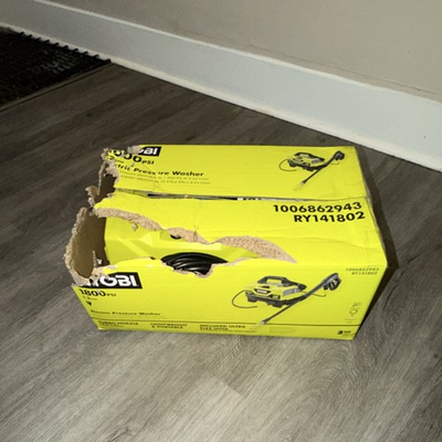 #ad Ryobi 1800 PSI Electric Pressure Washer RY141802 1.2 GPM 20 ft Hose $99.99