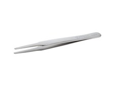 Ideal-Tek 2A.SA.B - Economy Tweezers, Round, Flat Tip, 4.72'