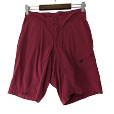 Endura Womens Hummvee Lite Short With Liner Padded Cycling Shorts Red Size S