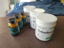 3x Colon Broom Fiber Supplement Strawberry Flavor + Probiotic Vitamins - Bioma