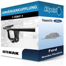 Für Ford Mondeo Fliessheck 09.1996-09.2000 AUTO HAK Anhängerkupplung starr neu