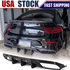 Fits Mercedes Benz W205 C205 C63 C63S Coupe REAL CARBON Rear Bumper Diffuser Lip