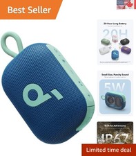 Compact Waterproof Bluetooth Speaker - 20HR Battery, Perfect for Outdoors