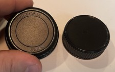Three Vintage Pentax PK Rear Lens Caps