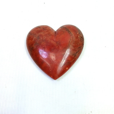 Red Jasper Heart Gemstone Valentine Stone Paper Weight 3.5'' X 3.5'' X 1''