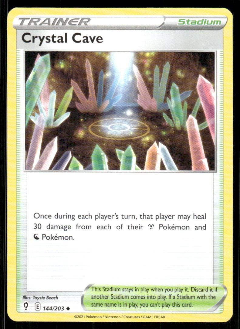 Pokémon TCG Crystal Cave Uncommon Regular