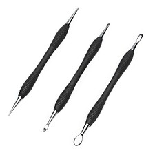 3Pcs. Leather Modeling Tools for Leather Carving Pattern Working.