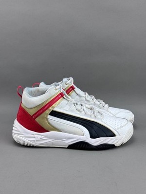 Puma Mens Rebound Future EVO 374899-08 White Basketball Shoes Sneakers Size 13