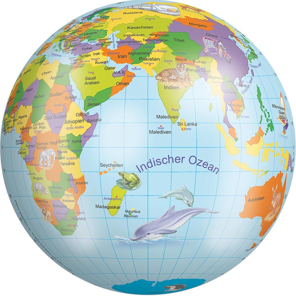 Мяч для киндербола John Buntball Globus Spielzeug, 230 мм, Киндербольный мяч, Киндершпильбол, Спорт