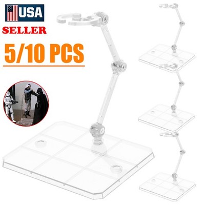 10pcs Action Figure Stand, Assembly Action Figure Display Holder Base Doll Stand