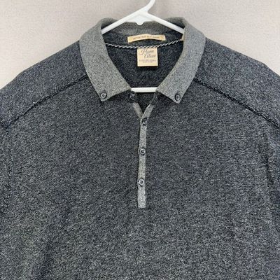 #ad Scotch amp; Soda Polo Shirt Mens XL Gray Short Sleeve Home Alone Business Casual $25.00