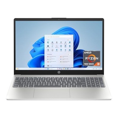 HP 15.6'' Laptop HD R3-7320U 8GB 128GB AMD Radeon SILVER 15-FC0099NR - NO DVD