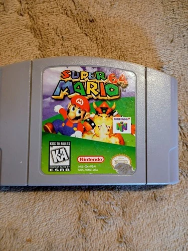 Super Mario 64 Nintendo 64 Authentic Tested Cartridge Only Mario For Nintendo 64
