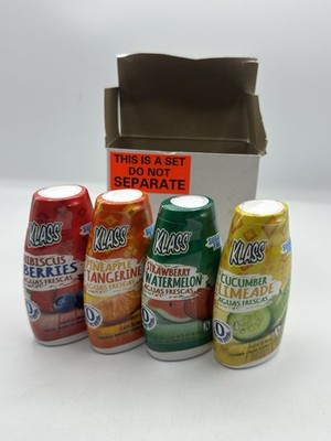 Klass Aguas Frescas Water Enhancers Variety Pack 1.62 ounces Pack of 4 5/2026