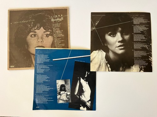 LINDA RONSTADT Double 2 LP A Retrospective 1977 Capitol Vinyl - Picture 5 of 16