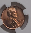 1935p Lincoln Wheat Cent Bu+ Rd High Mintage High Grade  W/ungraded Coin Slab