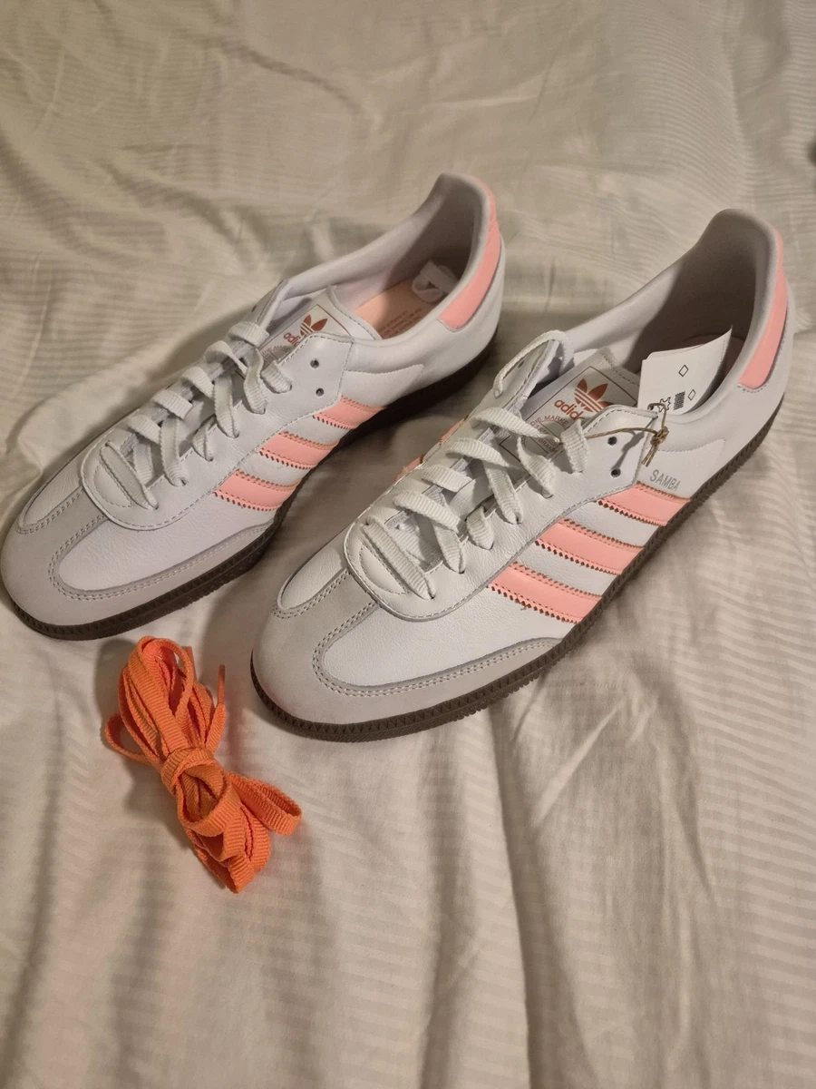 adidas gazelle silver green womens Shop Orange Womens Samba OG Lace Up Sneakers – Shoebacca main image 1