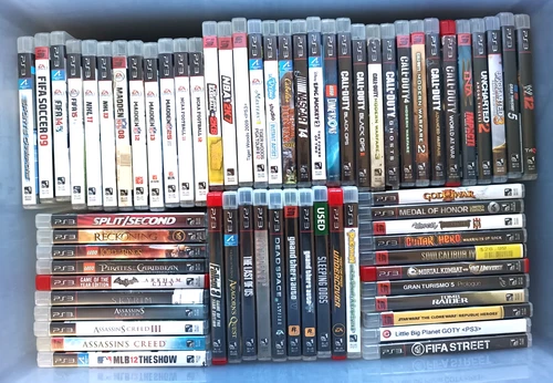 Playstation 3 PS3 Lot of 65 Games